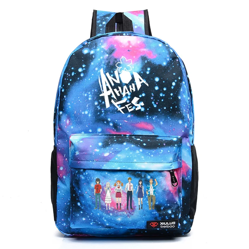 

High-Q Unisex ANOHANA FES Harajuku Backpacks Preppy Student ANOHANA FES School Casual Backpacks Luggage Bags