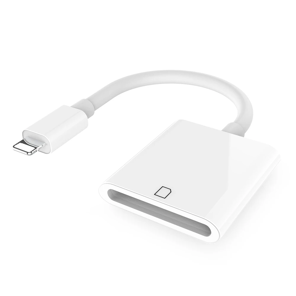 

SD Card Reader OTG Adapter for Lightning Smart Digital for iphone 7/7P 8/8P X/XS Max/XR iPod Touch 5/6 ipad Mini 2/3/4 Air/2