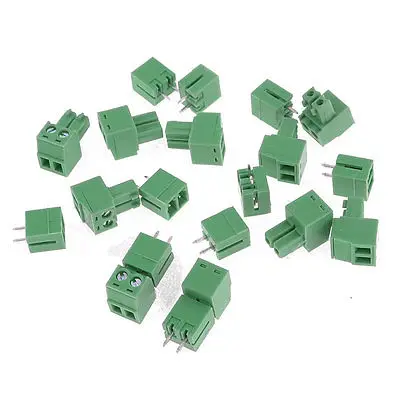 

10pcs 300VAC 8A Block Terminal Connectors for AWG22-16 Cable KF2EDG-3.81-2T