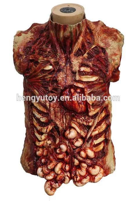 realistic lifesize scary fake latetx gory halloween decor body part props scary chest dress up - Gory Halloween Decorations realistic lifesize scary fake latetx gory halloween decor body part props scary chest dress up - Gory Halloween Decorations