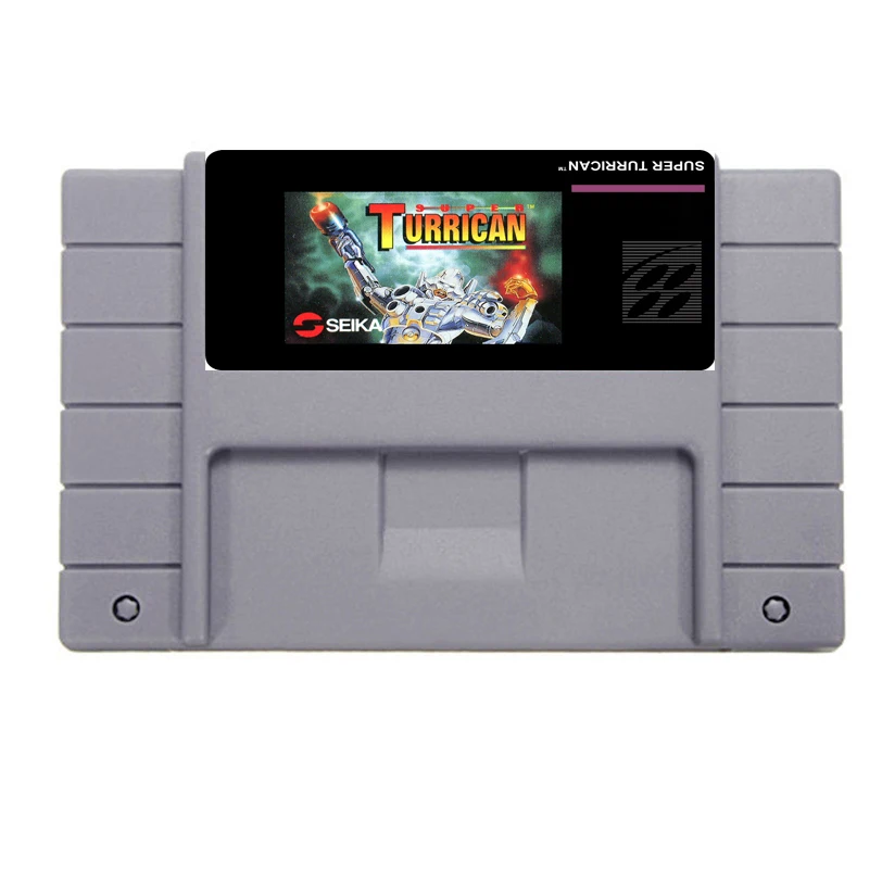 Best продажи супер turrican игры-картридж для 46 Булавки 16 бит NTSC игры | Электроника