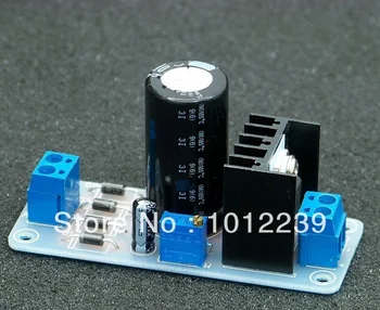 

LM317 adjustable power supply with AC and DC input