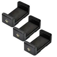 Мини мобильный телефон камера зажим со стойкой в виде треноги штатив кронштейн держатель адаптер 3 шт./лот штатив зажимы для Iphone samsung sony