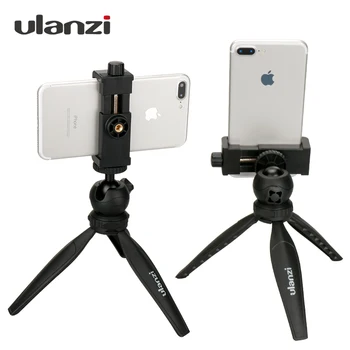 

Ulanzi Mini Phone Tripod Tabletop Smartphone Mount Clip Holder Stand w Detachable Ballhead for iPhone X/8/7 Plus Huawei Xiaomi