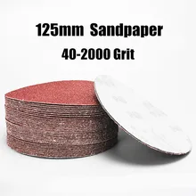  20pcs 125mm Sander Disc Sanding Polishing Paper Sandpaper Disc #20 - #2000 Abrasive Tools for Sander Grits 