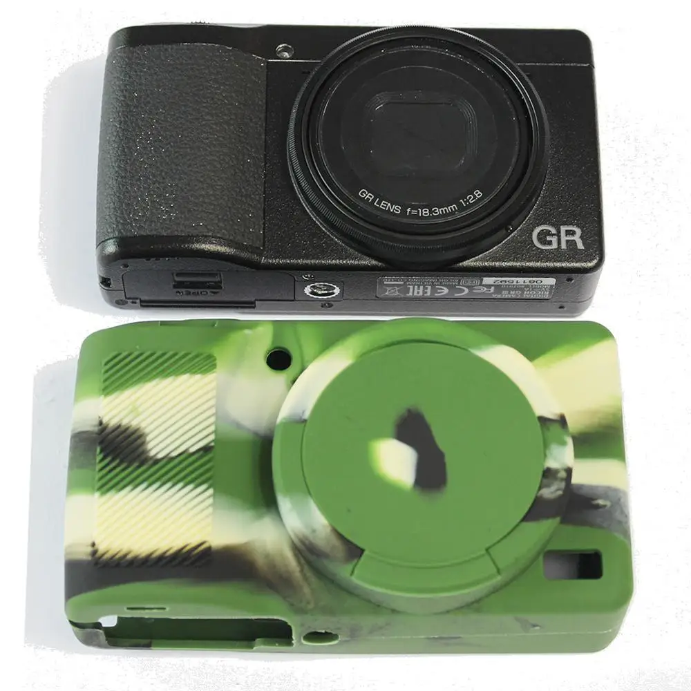 Резиновый защитный силиконовый чехол для корпуса мягкая сумка для камеры Ricoh GR III GR3 DSLR защитная рамка для кожи чехол