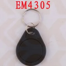 10000 шт./лот EM4305 125 кГц id тег Пустой брелоков бирки с RFID брелок