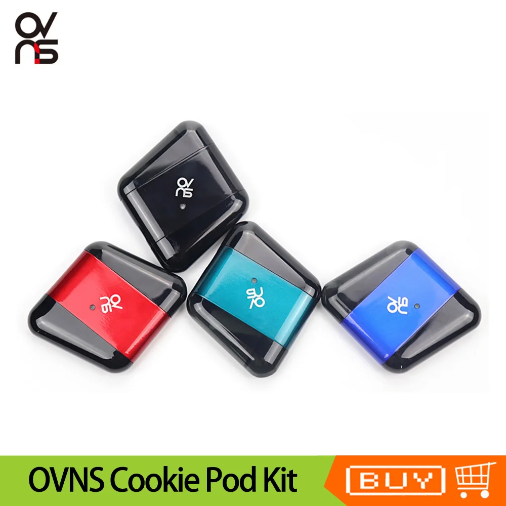 Оригинальный стартер комплект Rofvape OVNS Cookie комплект 400 мАч встроенный аккумулятор Все-в-одном Pod система испаритель электронная сигарета