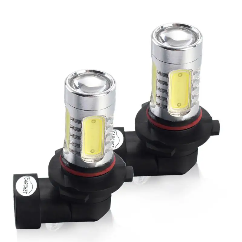 

2Pcs/Set Auto Car Lights HB4 9006 With Cree Q5 + 4 COB LEDs White Light Lamp Bulb 700LM 11W Cree LED Chips