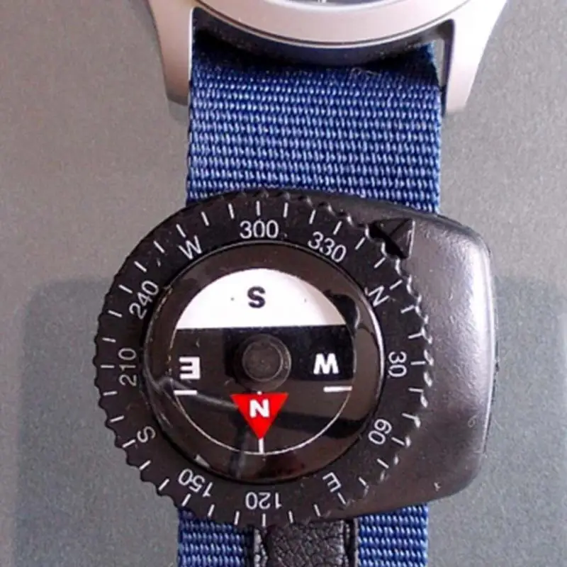 Маленький заполненный жидкостью компас клип-на Паракорд Браслет часы ремешок сумка ремешок отсечки компасы открытый направление Guid инструмент