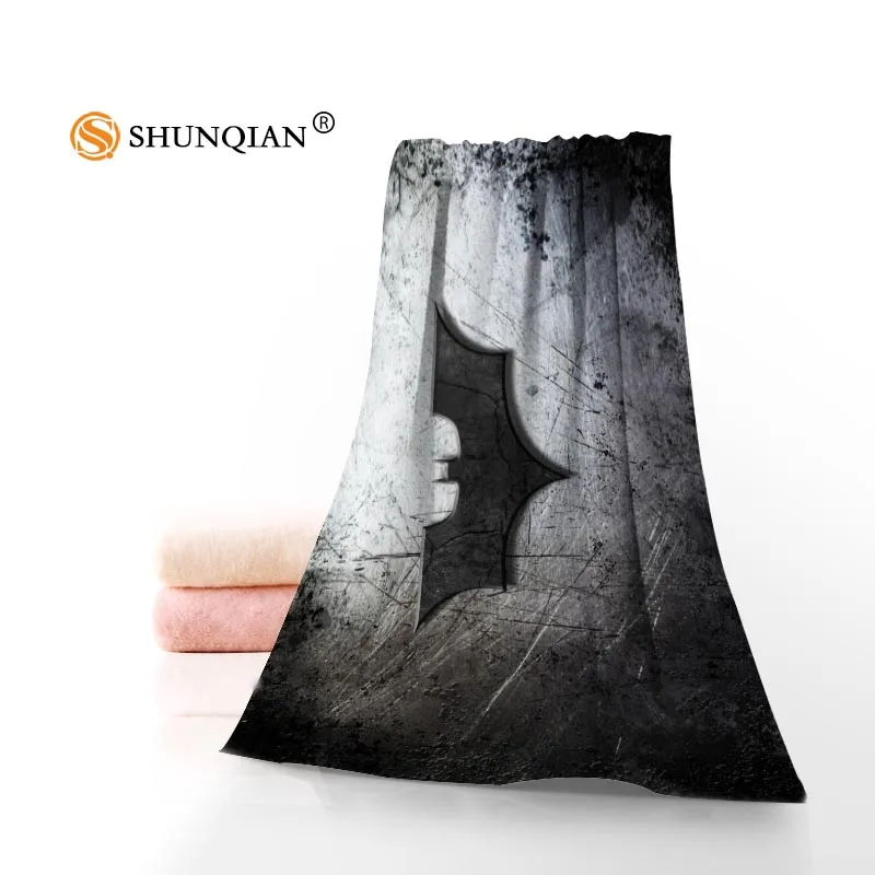 

Hot Custom Batman Towel Printed Cotton Face/Bath Towels Microfiber Fabric For Kids Men Women Shower Towels