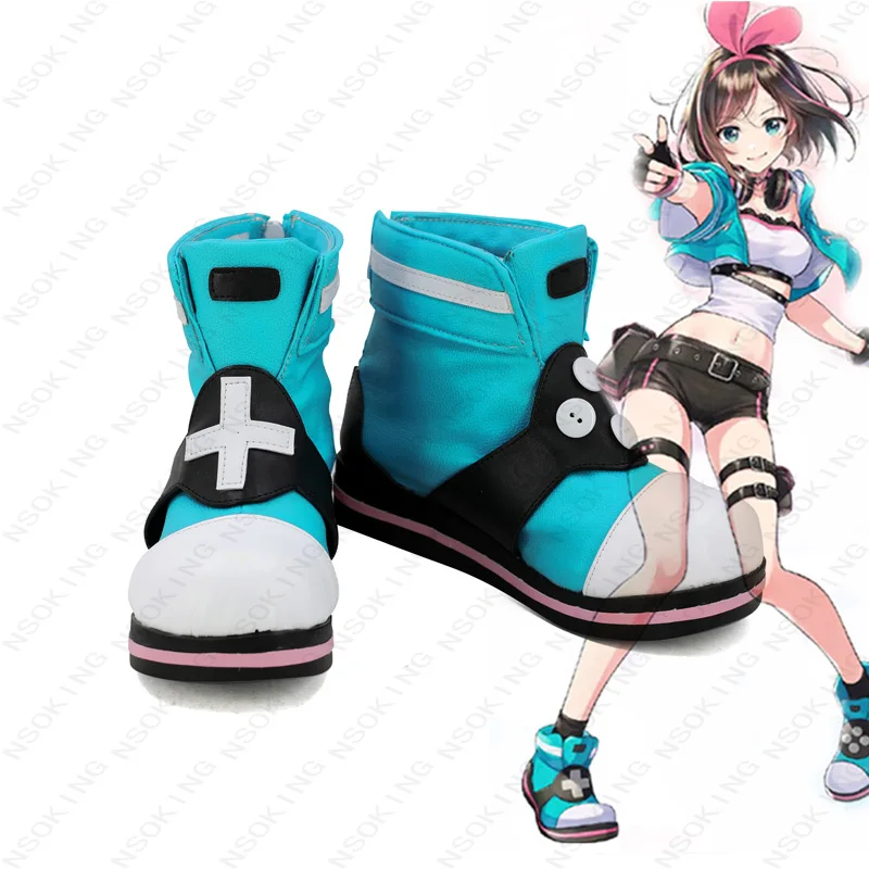 Новые Аниме сапоги Kizuna AI для косплея на заказ | Тематическая одежда и униформа