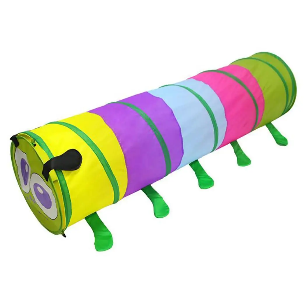 Портативная Складная Детская домашняя игровая палатка игрушки туннель туннельная палатка Детские уличные игры ползучий канал тоннель игрушка - Цвет: multicolor6