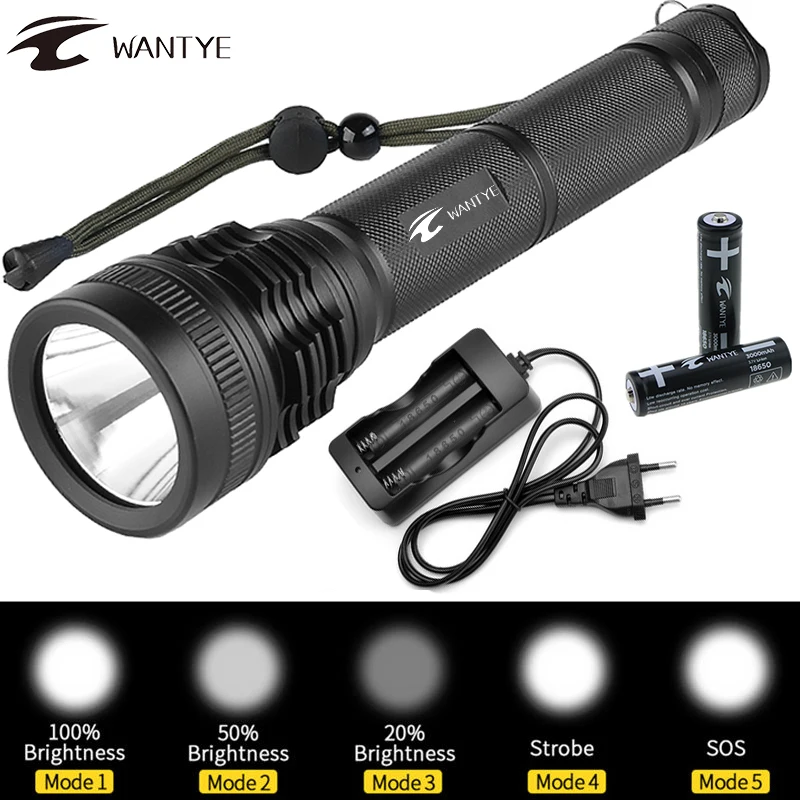 

High Power 8000LM XHP50 Flashlight 5 Mode LED Tactical Flash light Outdoor Camping lamp Waterproof LED Torch Light Lantern