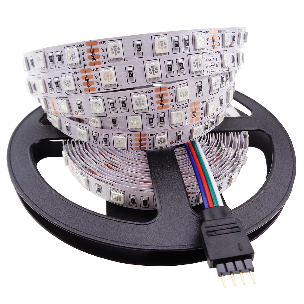 CHINCOLOR LED Strip 5050 Set 5M 300Led ip30 SMD Light 12V RGB with 44Key RGB Controller and 3A Power Adapter red blue white (3)