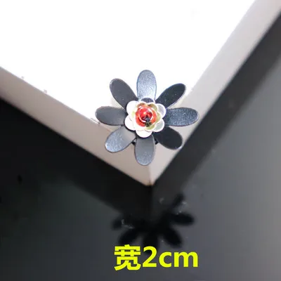 Ручной работы из бисера diy декоративные аксессуары 3D Блестки цветок ткань наклейки мешок кепки украшения Патч наклейка - Цвет: 5