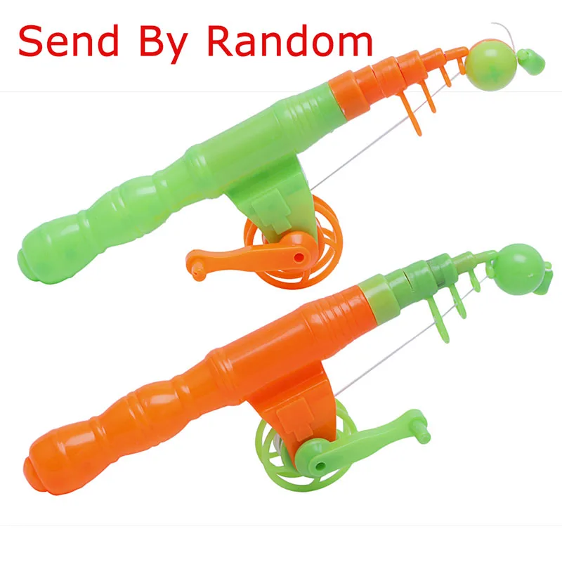 Магнитная игра рыбалка игрушка стержень крючок ловить детей для ванной время подарок забавные рыболовные аксессуары плавательный инструмент - Цвет: 1 fishing rod
