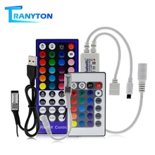 Mini contrôleur de lumières LED RGB, 24/40 touches, Bluetooth DC5V-24V, application IOS / Android
