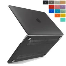 Кристально Матовый Жесткий чехол для нового Macbook 2018Pro 13 15 защитный чехол для Mac book 2018Pro 13 15 A1989 A1990 Funda чехол s