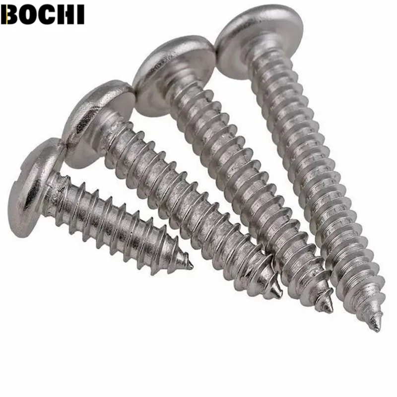 Details about   M3M4M5M6 Truss Head Sheet Metal Self Tapping Screws 304 A2 Stainless Wood Screw