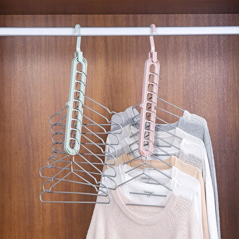 MeyJig 2 шт. Нескользящая Пластик вешалка для одежды стеллаж для хранения держатель Органайзер для шкафа, гардероба Костюмы Экономия пространства крепежных крючка