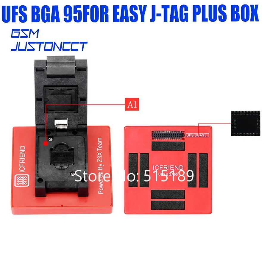 Оригинальные UFS разъем адаптера ICFriend ICs 3 в 1 BGA254 BGA153 BGA95 для фотографий с