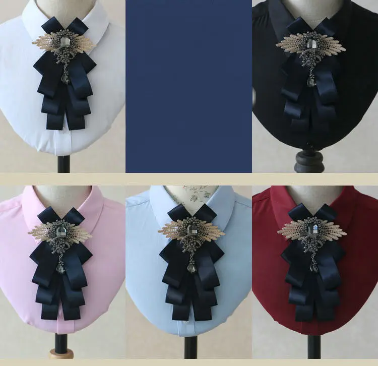 Модные Для мужчин Свадебная вечеринка подарок вырезом рубашка с воротником галстук-бабочка ручной работы Роскошная бабочка шафер, свадебная горный хрусталь галстук-бабочка