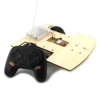

R3W1 remote control car (board), DIY electric remote control, car toy homemade creative model, hand-assembled production