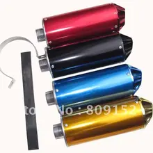 Полный цвет выхлопной трубы для грязного велосипеда/питбайк 125cc 150cc 28 мм подключение