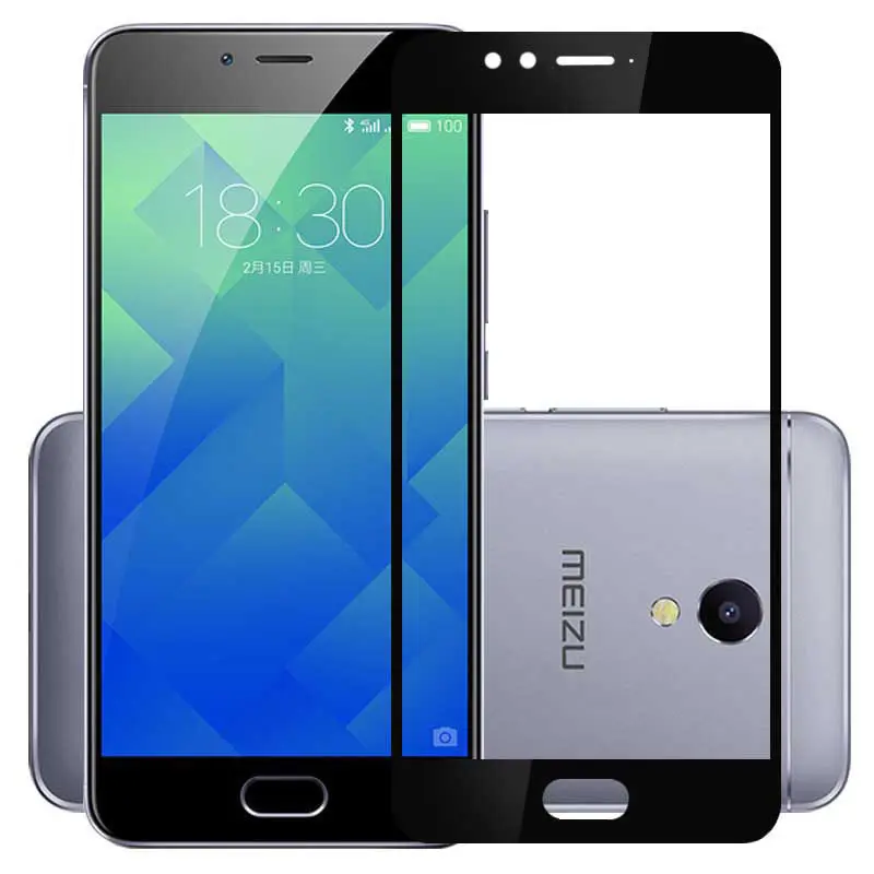 2.5D Закаленное стекло для Meizu 16th Plus 15 M6 M5 M3 Note Защитная пленка экрана Pro 7 6 M6S