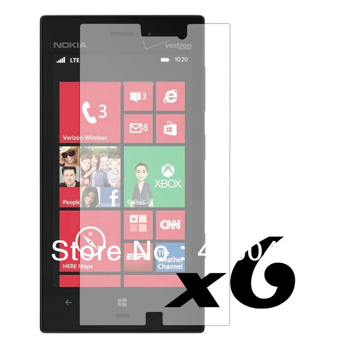 6 шт защита экрана ЖК-пленка для NOKIA LUMIA 928 | Мобильные телефоны и аксессуары