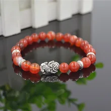 Faitheasy натуральный платья свободного покроя в полоску из бисера сплава Храбрые войска Бусины Энергии браслеты с орнаментами