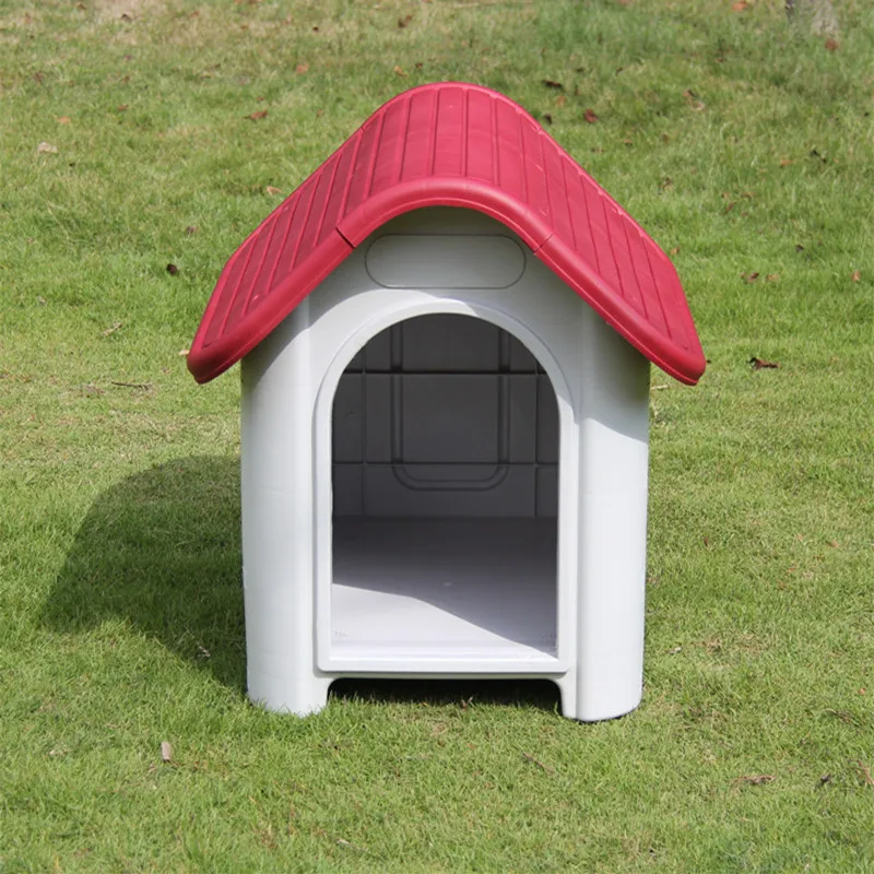 Экологичный пластиковый собачий дом Водонепроницаемый питомник внутренний/открытый собачий питомник