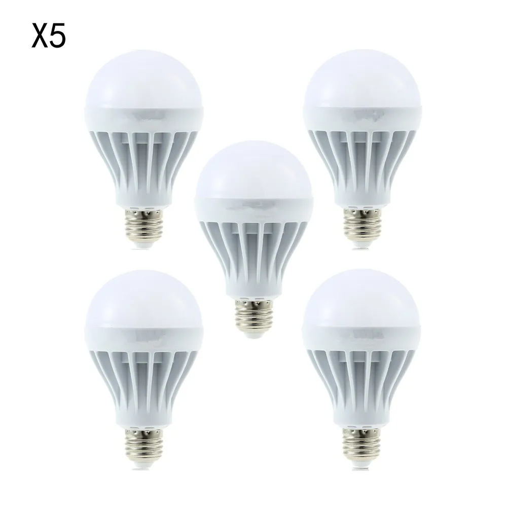

CroLED 5PCS/set LED Bulbs lights E27 12W 24 LEDs Cool White LED Lighting Bulb Lamp Globe Bulbs illumination Free Shipping