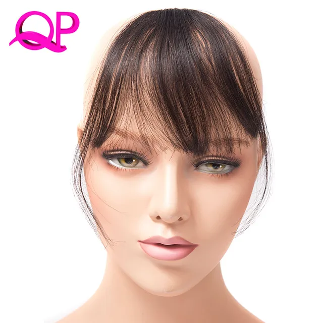 Qp Hair Front On Bangs Brown Black Blonde One Piece Only Fringe Qp Hair Front On Bangs Brown Black Blonde One Piece Only Fringe Extensions Kanekalon