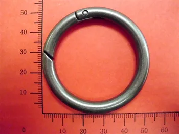 

1 1/2 inch Gun round Ring snap clip trigger spring gate for Buckle, DIY Snap hook metal parts, hardware, bag accessories