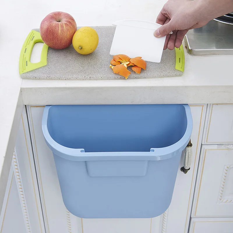 

Kitchen Cabinet Door Hanging Trash Garbage Bin Can Rubbish Container Storage Boxes Cupboard Door Back Hanging Cans
