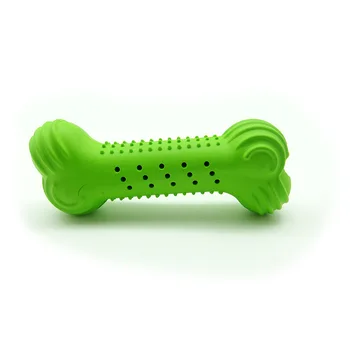 

Red Interdigital Region Pets Toys AVEVA Rubber Crunchy Ringing Sound Bone Dog Toys Bite A Molar Tooth Articles