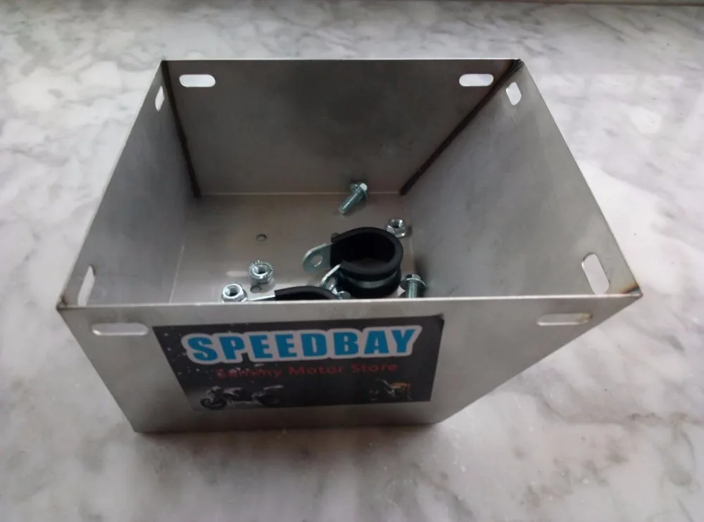 CG125 корпус аккумуляторной батареи мотоцикла из нержавеющей стали|motorcycle battery box|box