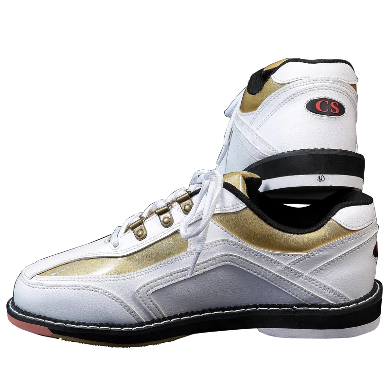 Professional men bowling shoes special sports shoes green and black