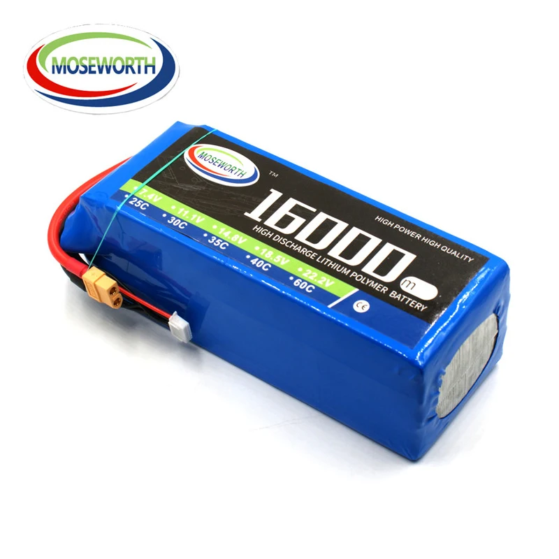 4S Радиоуправляемый Дрон LiPo аккумулятор 4S 14,8 V 16000mAh 25C батареи для радиоуправляемого самолета автомобиля квадрокоптера вертолета самолета лодки батареи LiPo 4S