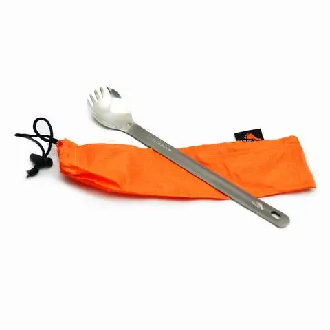 

TOAKS TITANIUM Long Handle Spork Lightweight Tableware for Outdoor Camping Picnic SLV-14