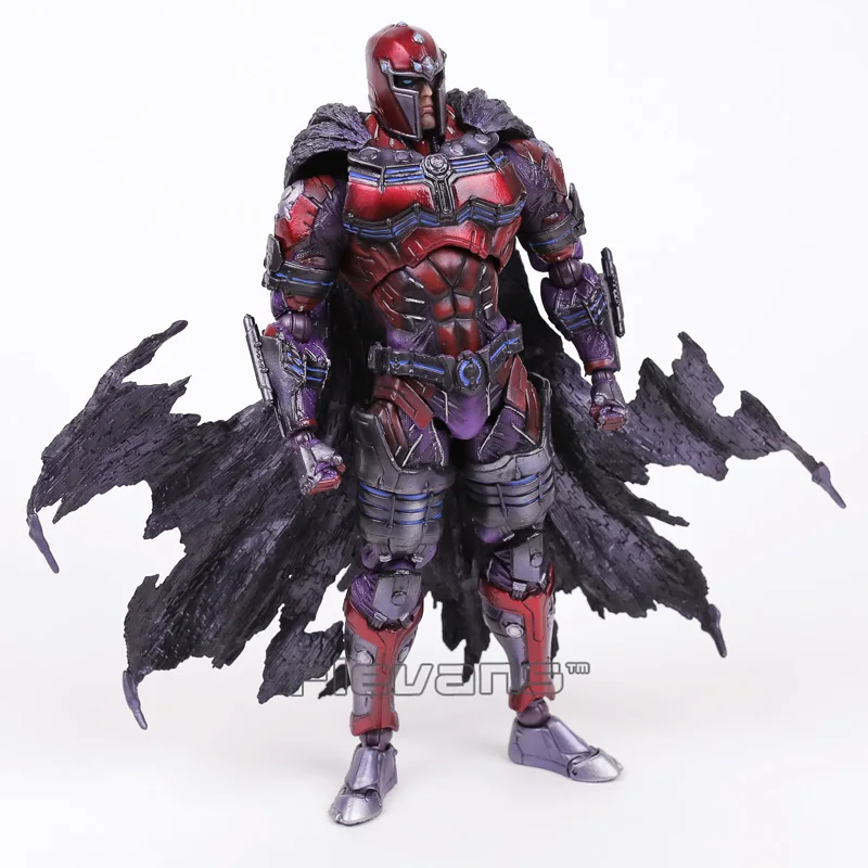 Marvel Universe VARIANT PLAY ARTS KAI X-men Magneto ПВХ фигурка Коллекционная модель игрушки 25 см