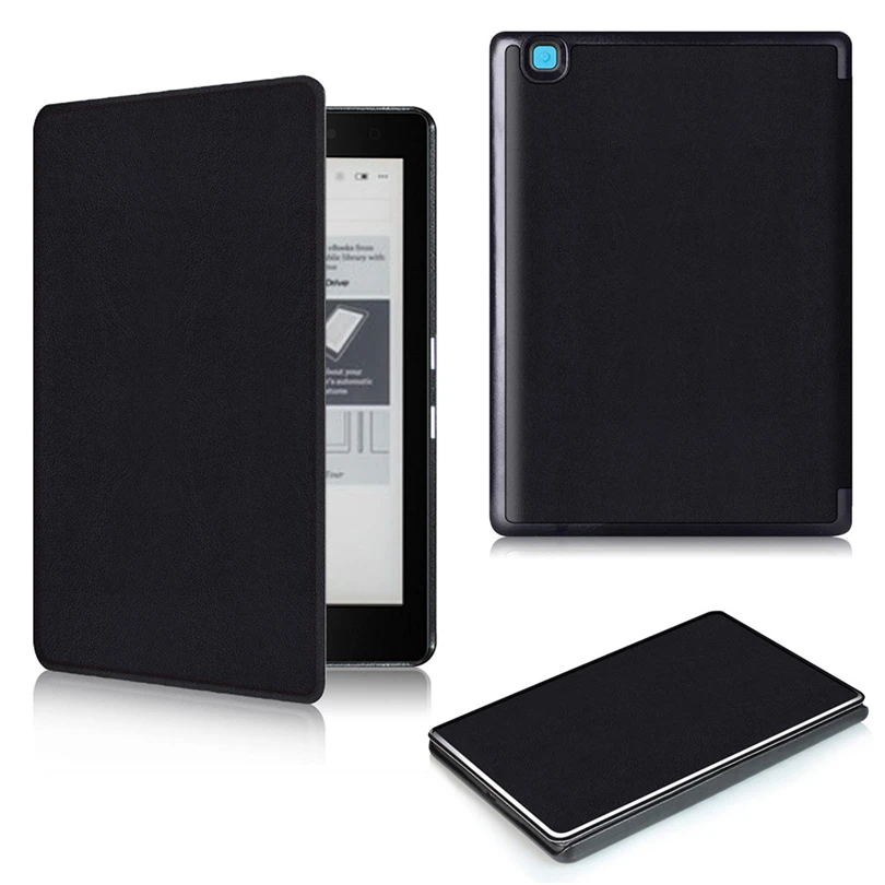

Magnetic Auto Sleep Cover Case For KOBO Arua Edition 2 eReader + HD Screen Protective Film +Touch Pen A30