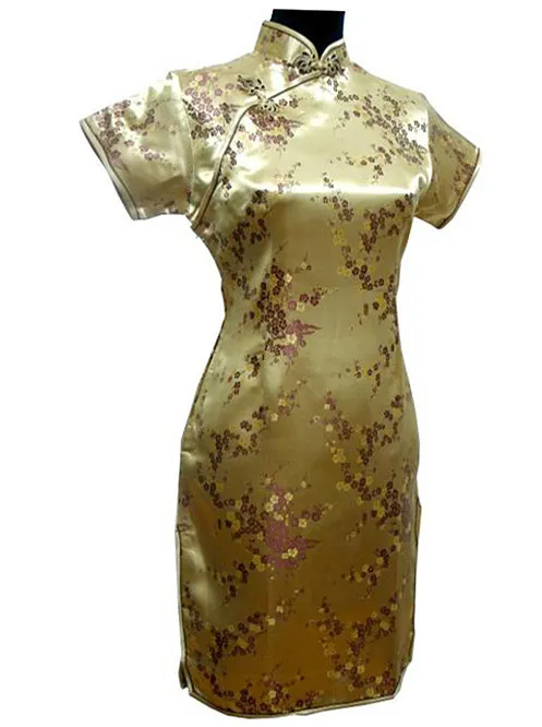 Черное традиционное китайское платье Mujer Vestido Женские атласные Qipao Мини Cheongsam цветочный размер S M L XL XXL XXXL 4XL 5XL 6XL J4039