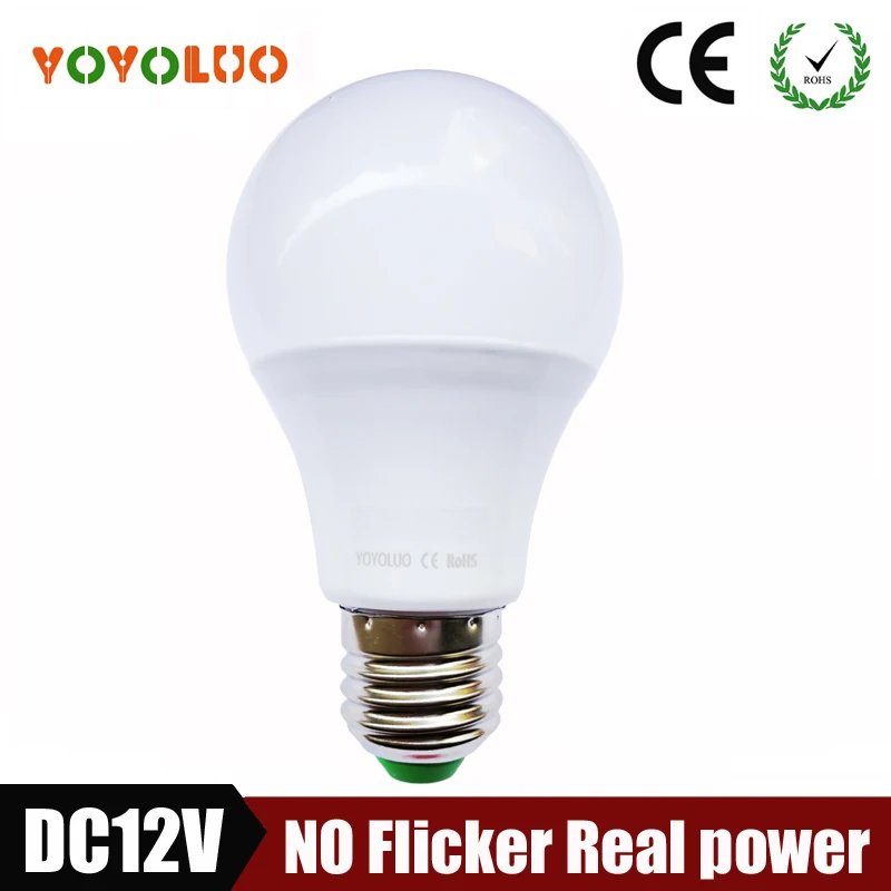Светодиодный светильник E27 12 В 3/6/9/12/15 Вт в пост. Тока светодиодный|e27 led bulb|led bulbled e27