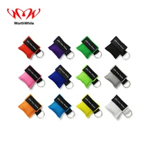 Стоящая 2 шт CPR лицевая защита для наружного кемпинга походная маска-реаниматор брелок аптечка аварийное оборудование