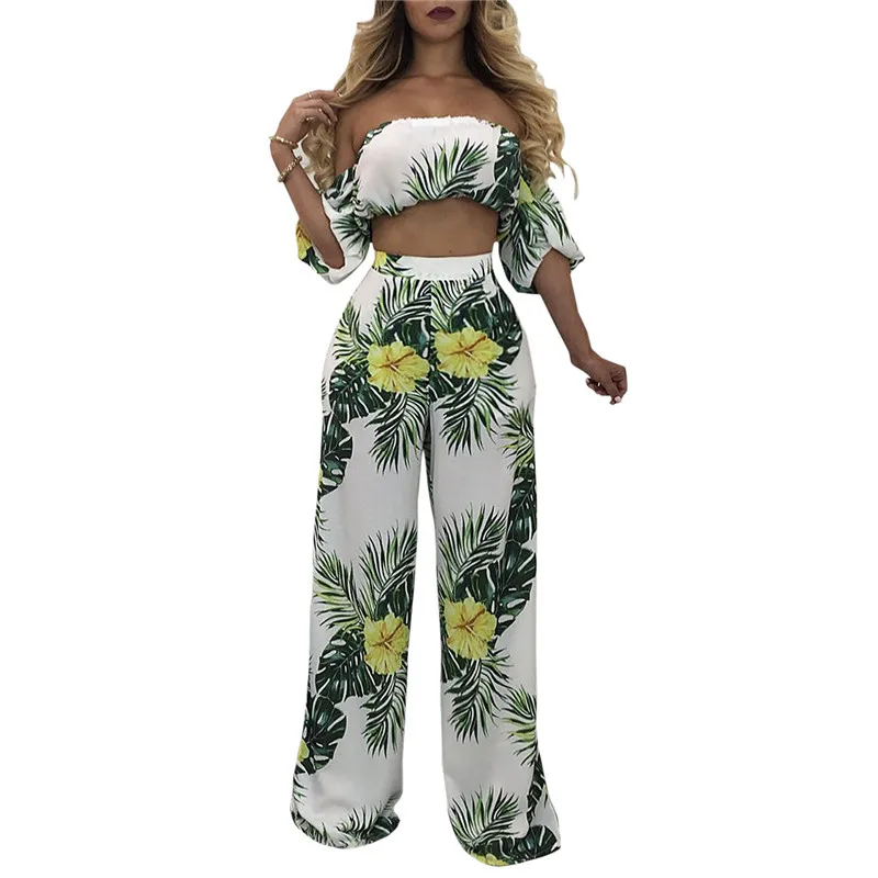 2 piece summer pants set