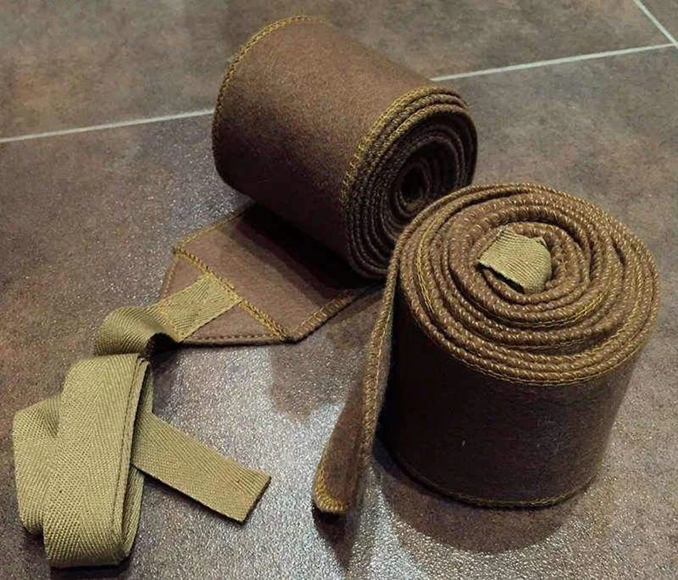 PAIR WWII JAPANESE ARMY MILITARY SOLDIER WOOL LEGGINGS PUTTEE GAITERS-JP033 military winter accessories