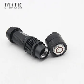 

Adjustable Focus Mini Flashlight Electric Torch CREE Q5 2000 Lumens Handheld LED Flashlight lamp Torches By AA or 14500 Battery